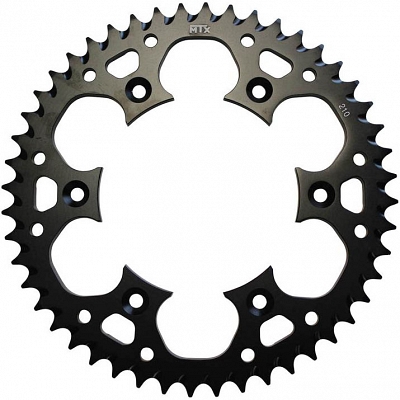 MTX Zero Aluminium 210/301-49 Rear Sprocket in Black