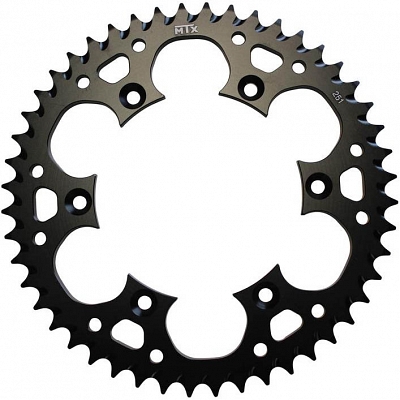 MTX Zero Aluminium 245/251-51 Rear Sprocket in Black