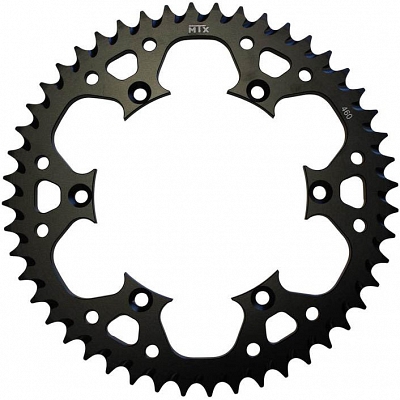 MTX Zero Aluminium 460-49 Rear Sprocket in Black
