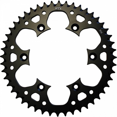 MTX Zero Aluminium 808-51 Rear Sprocket in Black