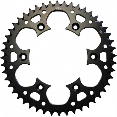 MTX Zero Aluminium 897-48 Rear Sprocket in Black