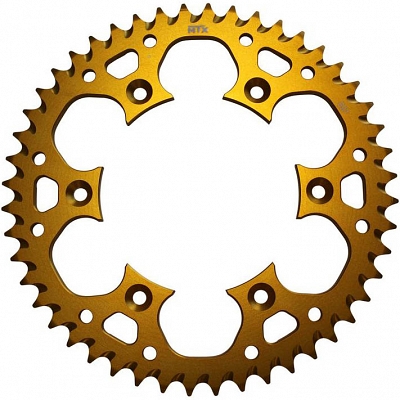 MTX Zero Aluminium 897-47 Rear Sprocket in Orange