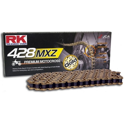 RK Pro-MX 428-118L MXZ Heavy Duty Gold Drive Chain