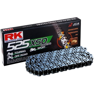 RK 525-116L XSO RX-Ring Heavy Duty Black Drive Chain