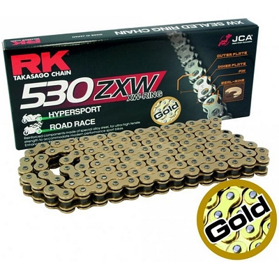 RK 530-104L ZXW XW-Ring Super Heavy Duty Gold Drive Chain