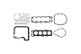 Centauro 722A270FL Engine Gasket Set