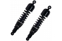 Black 365mm Pin + Pin Twin Shock Absorbers for up to 1300cc