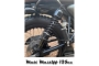 Black 365mm Pin + Pin Twin Shock Absorbers for up to 1300cc