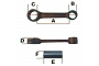 Con Rod Kit Suzuki DS80 85-00 GT125 74-82 RM60 79-83 RM80 77-82