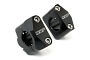 WRP Pro Mount 7/8" to 1 1/8" Handlebar Riser Conversion Kit in Black