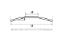 Chrome 7/8" Vincent Straights Handlebars (28" Long)