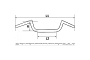 Chrome 7/8" Drop Ace Handlebars with 7" Centre