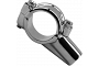 Chrome 10mm Thread Mirror Clamp for 1" Handlebars