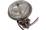 Twin 4.5" Round Stainless Steel Bottom-Mounted Spotlights