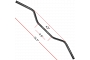 Chrome 1" Glide Style Handlebars with 4.5" Rise