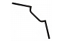 Black 7/8" Ace Café Racer Handlebars with 4" Rise