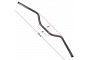 Chrome 7/8" Handlebars with 4" Rise x 29.5"