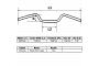Chrome 7/8" Handlebars 4" Rise & Holes for Wiring Honda CB750K
