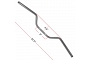 Chrome 7/8" Handlebars with 4.5" Rise x 32.5"