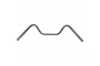 Chrome 7/8" Pullback Style Handlebars with 6" Rise