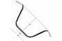 Chrome 7/8" Handlebars with 10" Rise and 8.5" Centre
