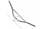 Chrome 7/8" Trail Style Handlebars with 5" Rise