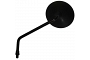 Black Round Yamaha Mirrors with 10mm Thread