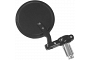 Right Hand Black Round Bar-End Mirror