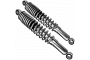 Chrome 325mm Pin + Pin Twin Shock Absorbers RD250 RD400