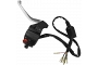 Universal Handlebar Lights, Indicator & Horn Switch with Lever (L/H)