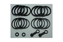 TourMax BCF-430 Brake Caliper Seal Rebuild Kit