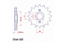 14 Tooth Front Sprocket Replaces JTF287.14