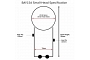 12V 23/8W Stop & Tail Rear Light Bulbs BAY15D Small Head (Red)