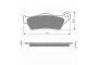 Goldfren K1-031 Brake Pads