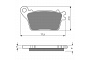 Goldfren S33-242 Brake Pads DP973 SBS 834