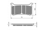 Goldfren S33-386 Brake Pads FDB2300 AD386