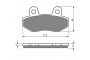 Goldfren AD011 Brake Pads