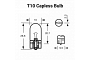 12V T10 3.4W Small Capless Wedge Side Light Bulbs